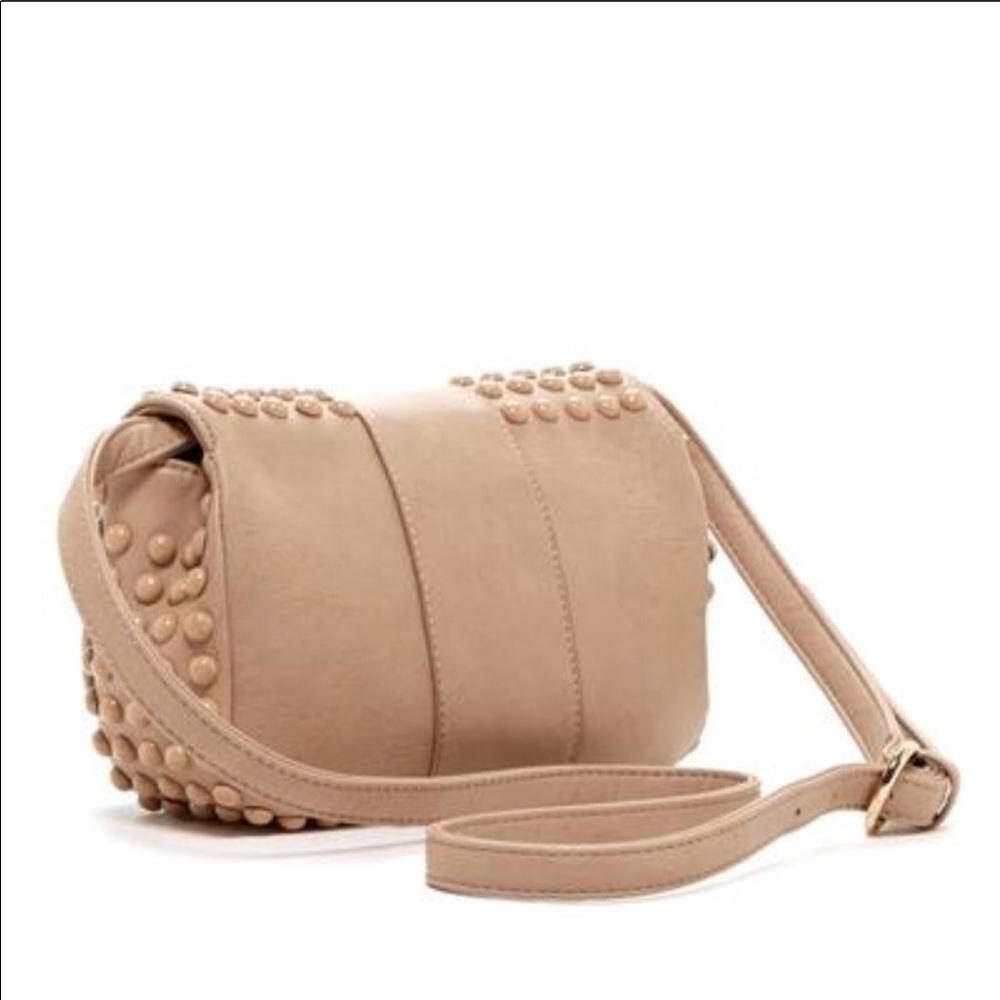 ❤️TAUPE STUDDED CROSS BODY❤️